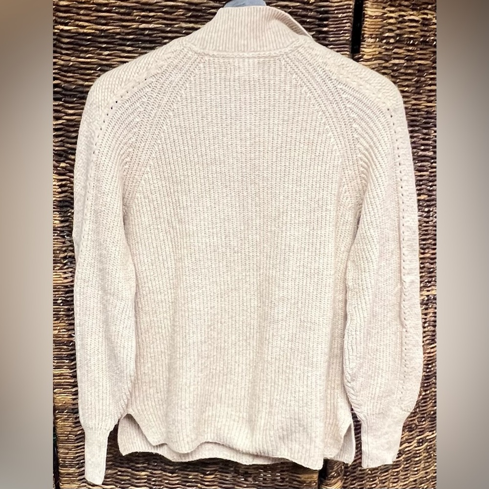 Fat Face-Cream Color Cowl Neck Sweater Womens‎ Size:4 - Picture 6 of 6